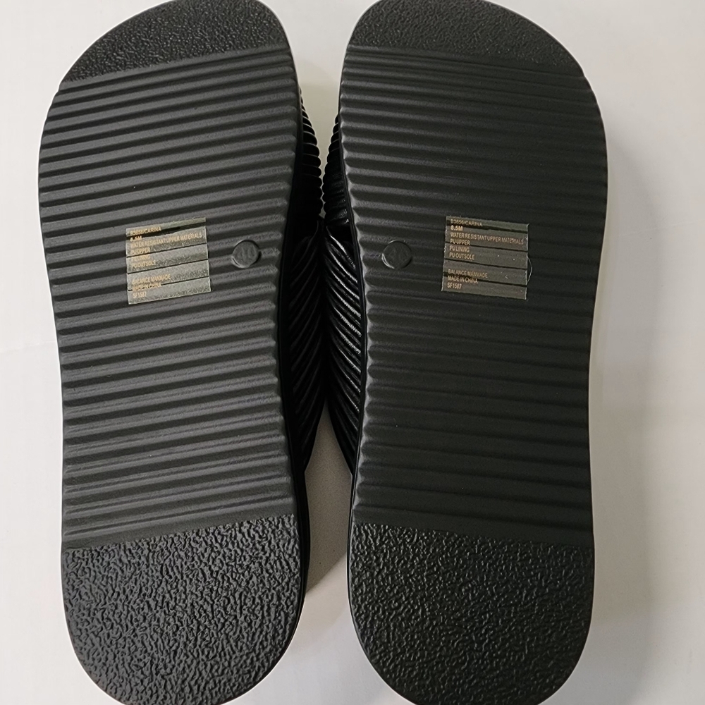 Blondo Carina Black Knotted Women Sandals Size 8.5M New Without Tag - Picture 7 of 10